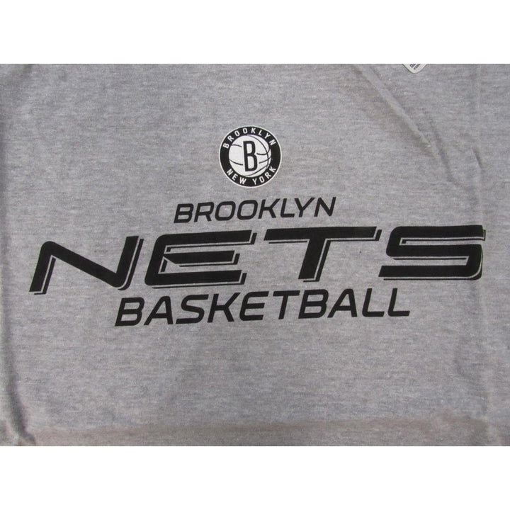 Brooklyn Nets Basketball Mens Sizes 3XLT 3XL-Tall Gray Majestic Shirt Image 3