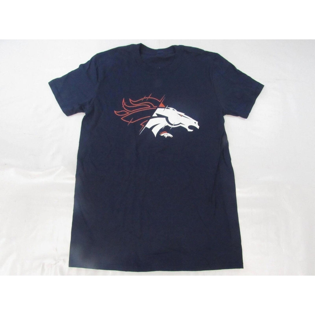 Denver Broncos Mens Size M Medium Blue Shirt Image 1