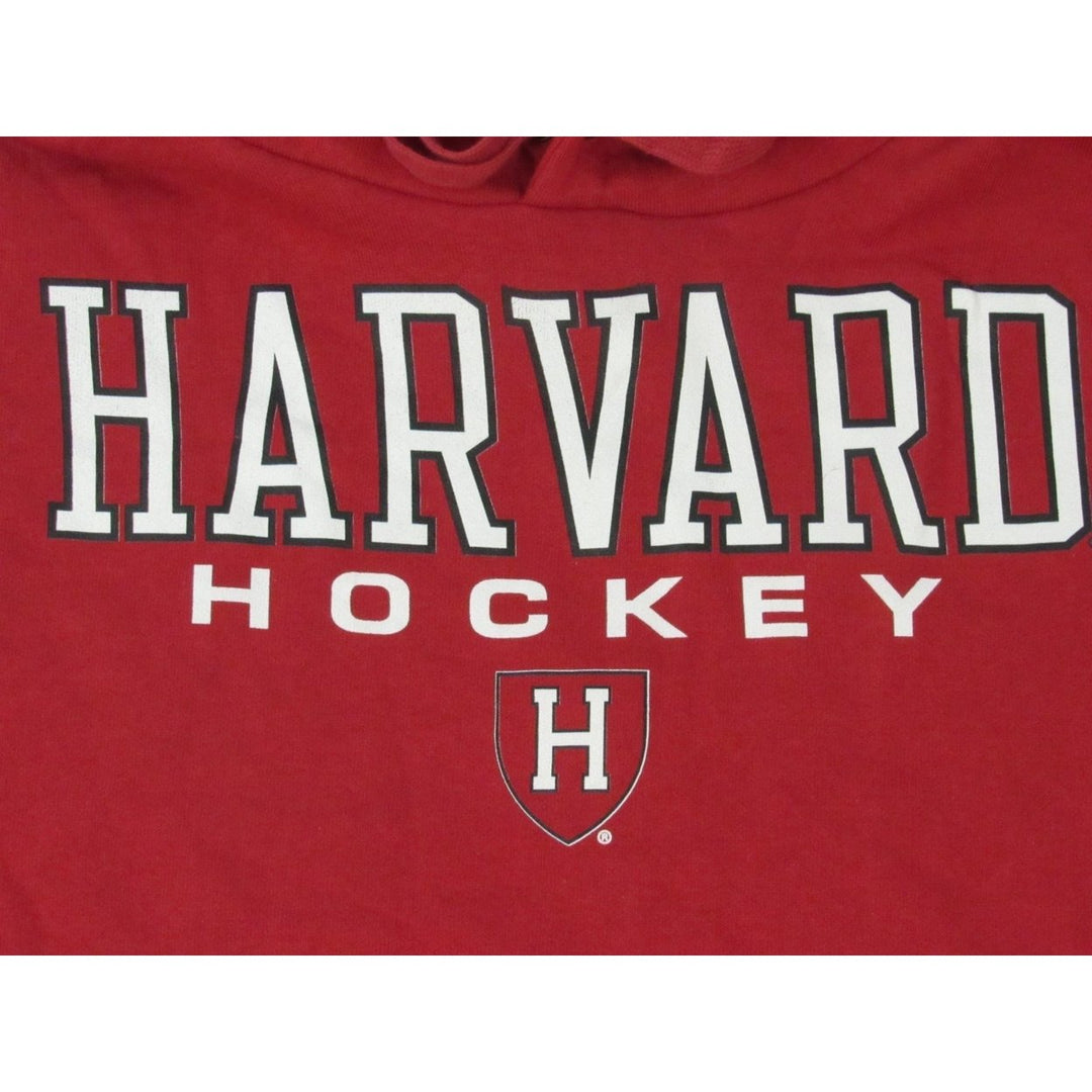 Harvard University Pilgrims Hockey Mens Size XL XLarge Red Hoodie Image 3