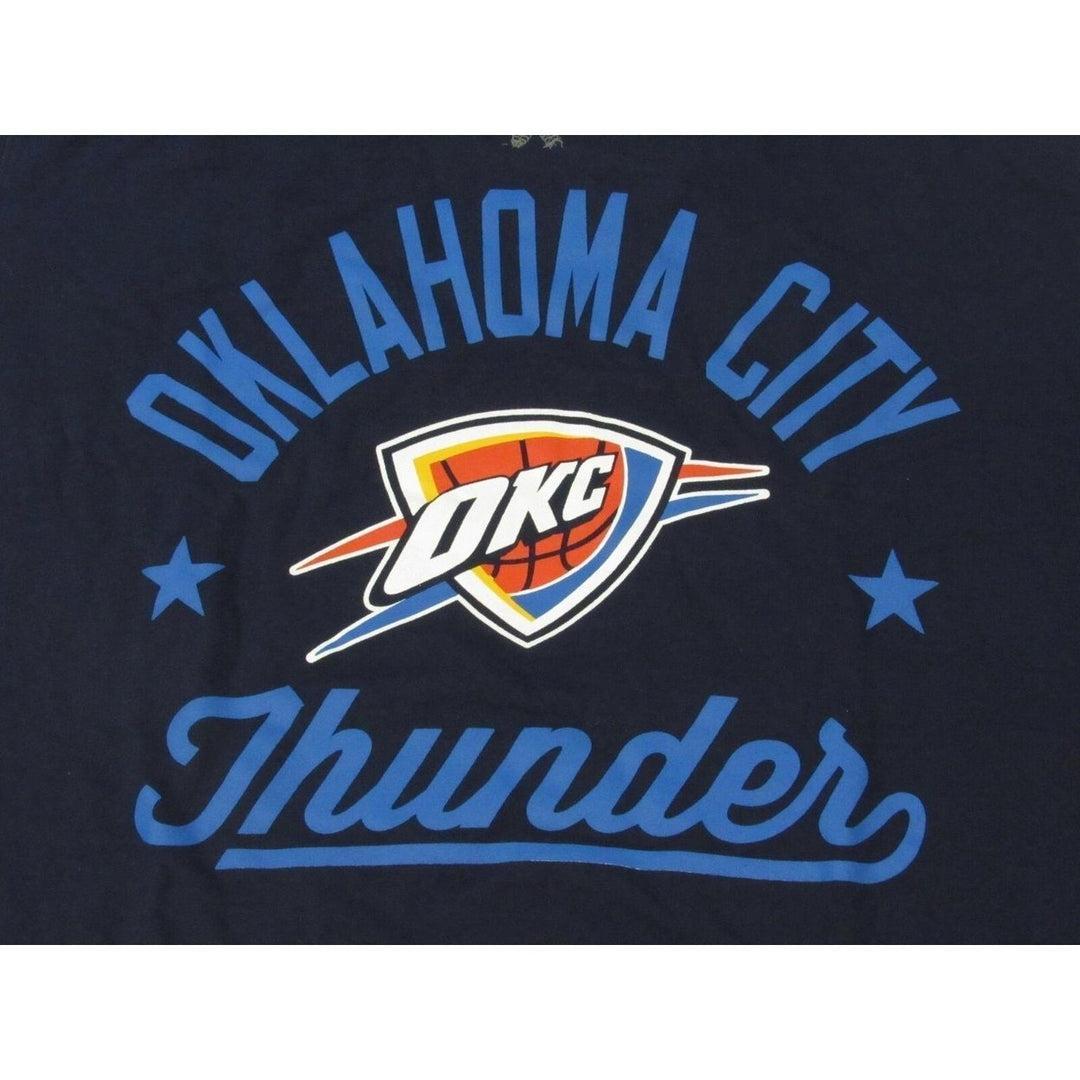 Oklahoma City Thunder Mens Size XL XLarge Adidas Crew Sweatshirt 50 Image 4