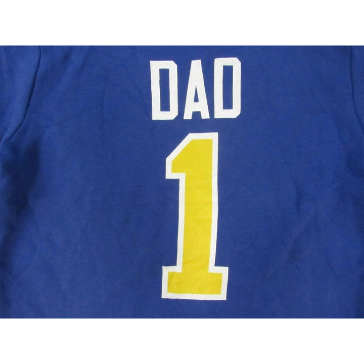 Golden State Warriors 1 Dad Mens Size L Large Blue Hoodie Image 4