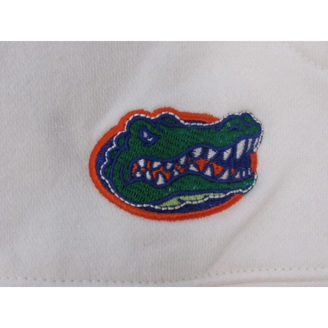 Florida Gators Womens Size S Small Distressed White Full-Zip Jacket Hoodie Image 4