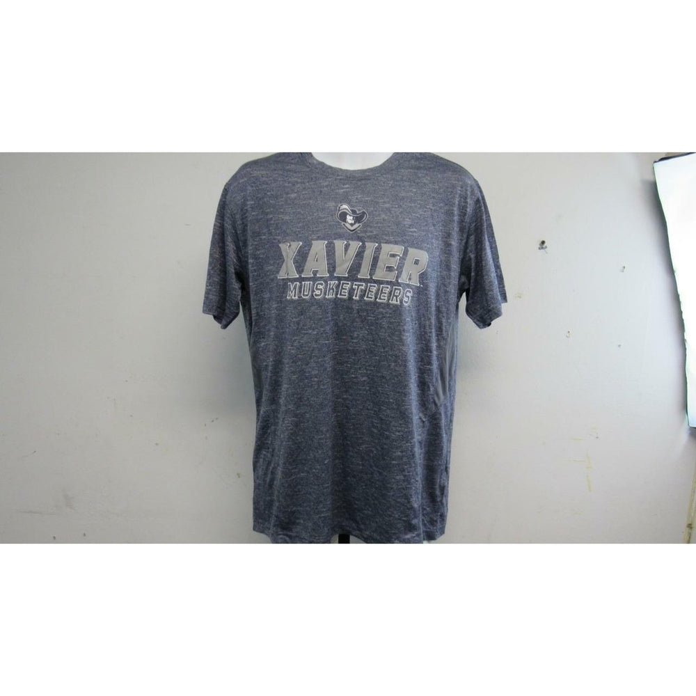 Xavier Musketeers Mens Size L Large Polyester Performance Shirt Image 2