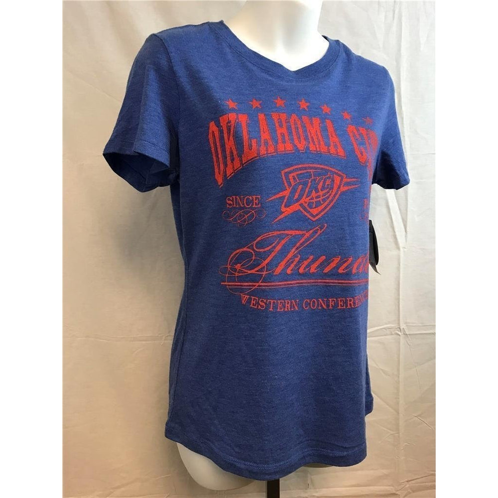 Oklahoma Thunder Womens Size L Large Blue Sportiqe Shirt MSRP 26 Image 2