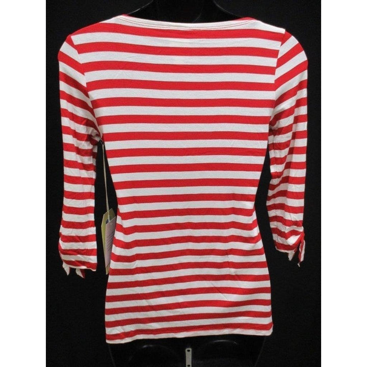 Lafayette Ragin Cajuns Womens Size XS XSmall Meesh and Mia Boat Neck Shirt Image 4