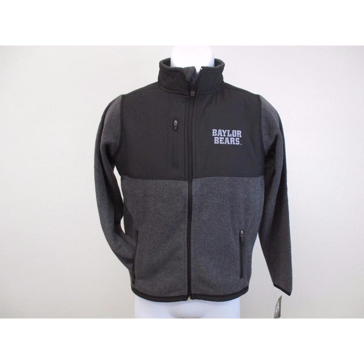 Baylor Bears Youth Kids L Large Gray/Black Full-Zip Jacket Image 2