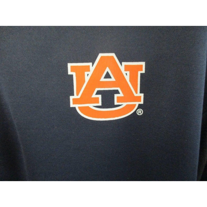 Auburn Tigers Adult Mens Size L Large Blue Full-Zip Track Jacket Image 3