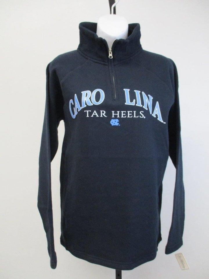 North Carlina Tar Heels Womens Size L Large Black 1/4 Zip Jacket Image 1