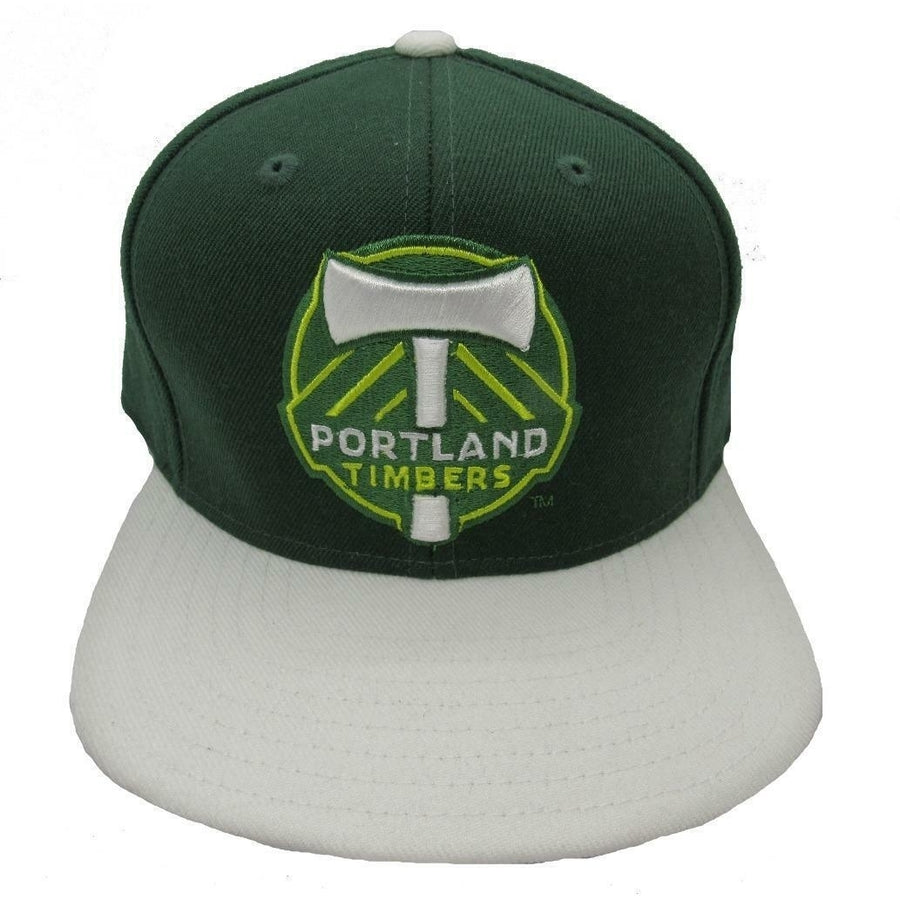 MLS Portland Timbers Mens OSFA Adidas Snapback Flatbrim Hat Image 1