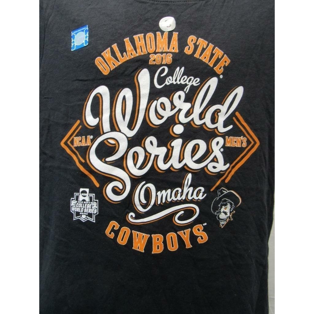 Oklahoma State Cowboys College World Series 2016 Womens Size S Black Shirt Image 2