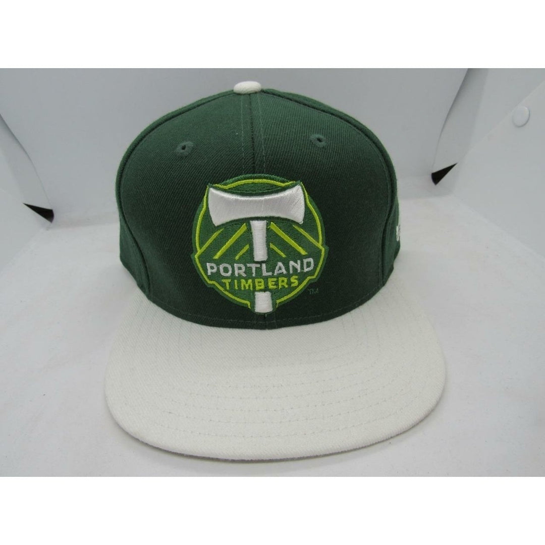 MLS Portland Timbers Mens OSFA Adidas Snapback Flatbrim Hat Image 4