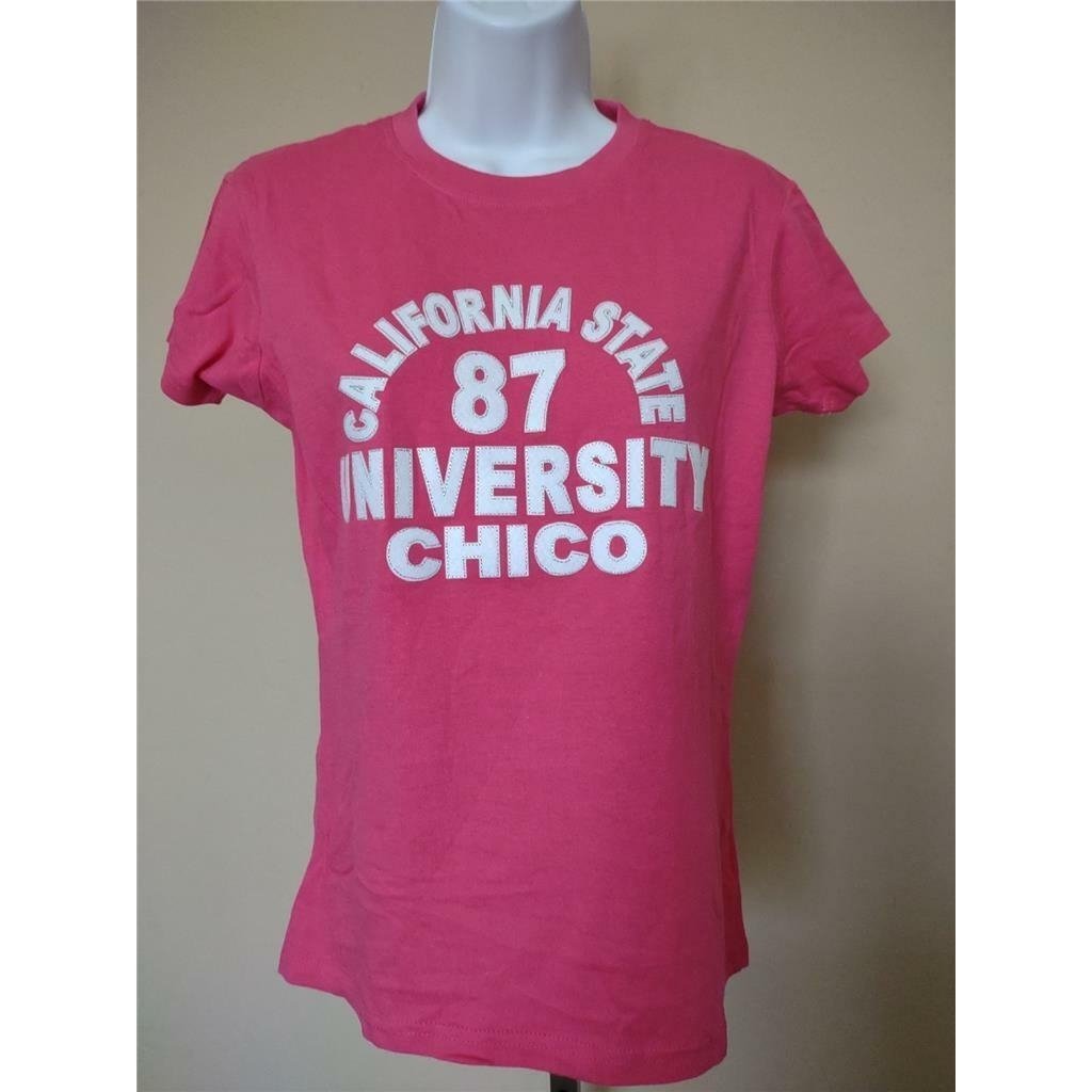 California State Chico Wildcats Womens Size M Medium Pink Russell Shirt Image 1