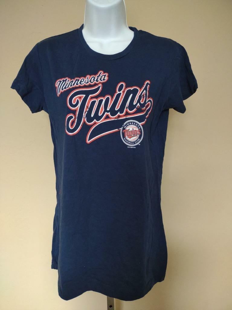 Minnesota Twins Womens Size L Large Blue G-III Shirt Image 1