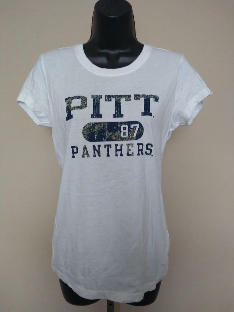 Pittsburgh Panthers Womens Size M Medium White Russell Shirt Image 1