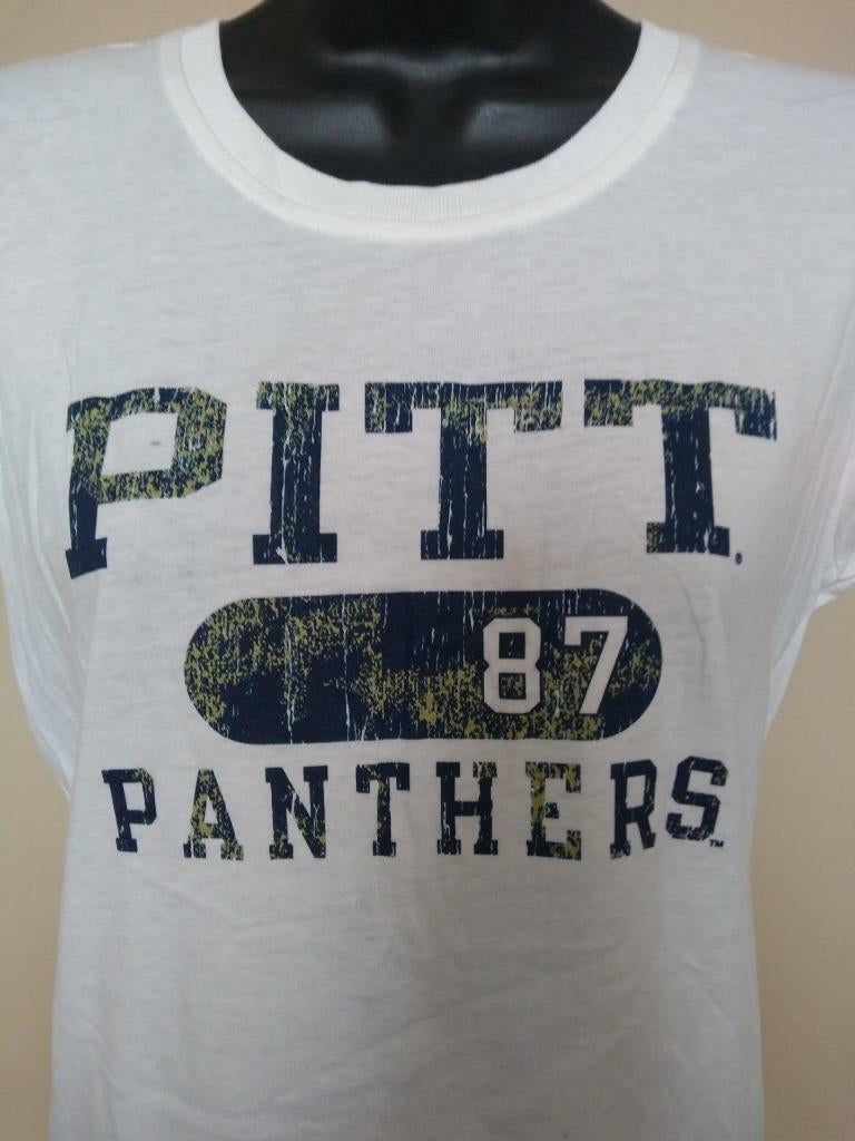 Pittsburgh Panthers Womens Size M Medium White Russell Shirt Image 2