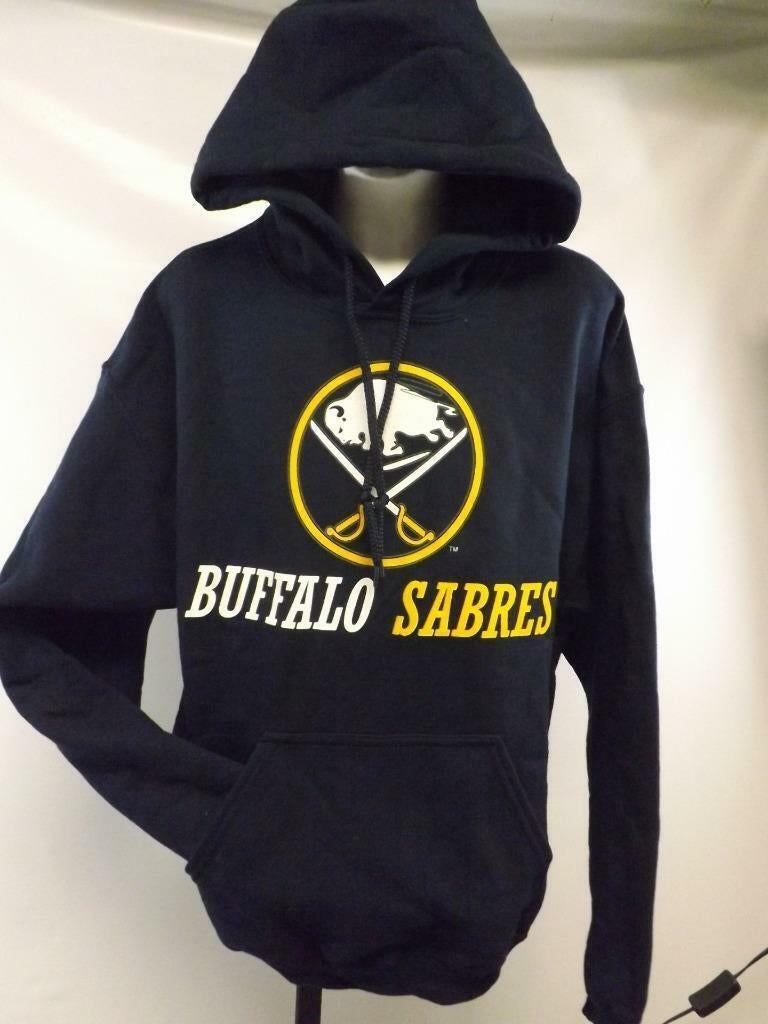 Buffalo Sabres Youth Size M Medium 10/12 Navy Blue Hoodie Image 1