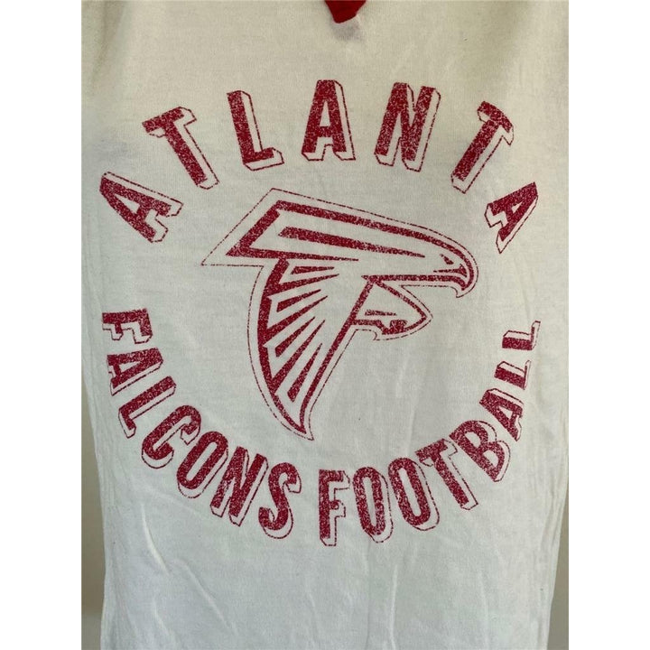 Atlanta Falcons Womens Size M Medium White Shirt Image 3