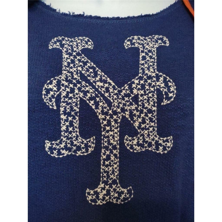 York NY Mets Womens Size M Medium Blue Touch Lightweight Hoodie Image 1