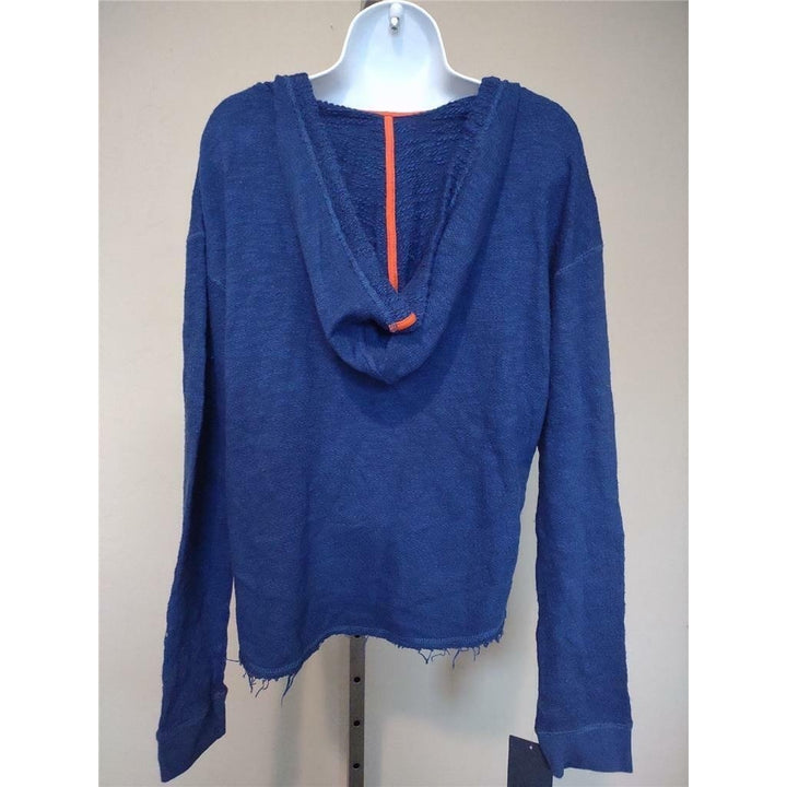 York NY Mets Womens Size M Medium Blue Touch Lightweight Hoodie Image 2