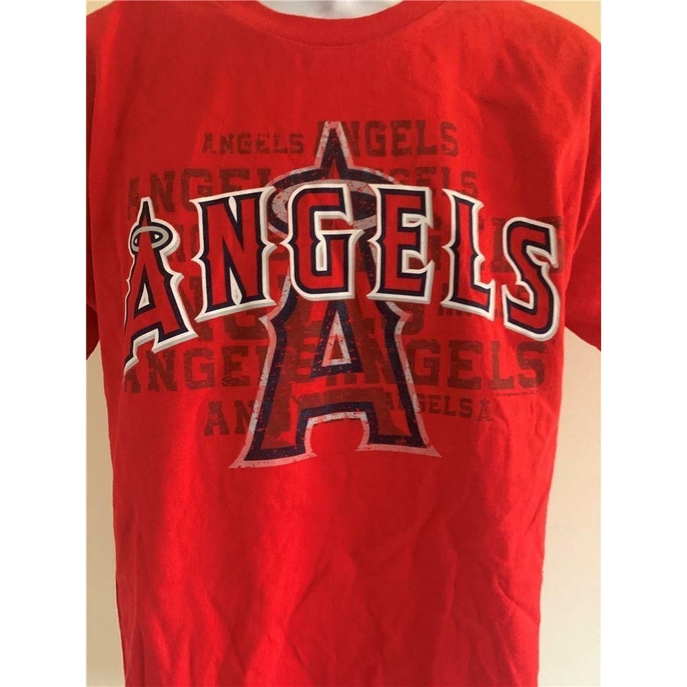 Anaheim Angels Youth Size XL Red Shirt Image 2