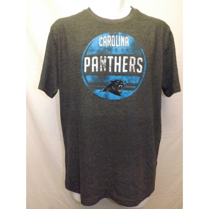 Carolina Panthers Mens Size M Medium Majestic Blend Shirt Image 3