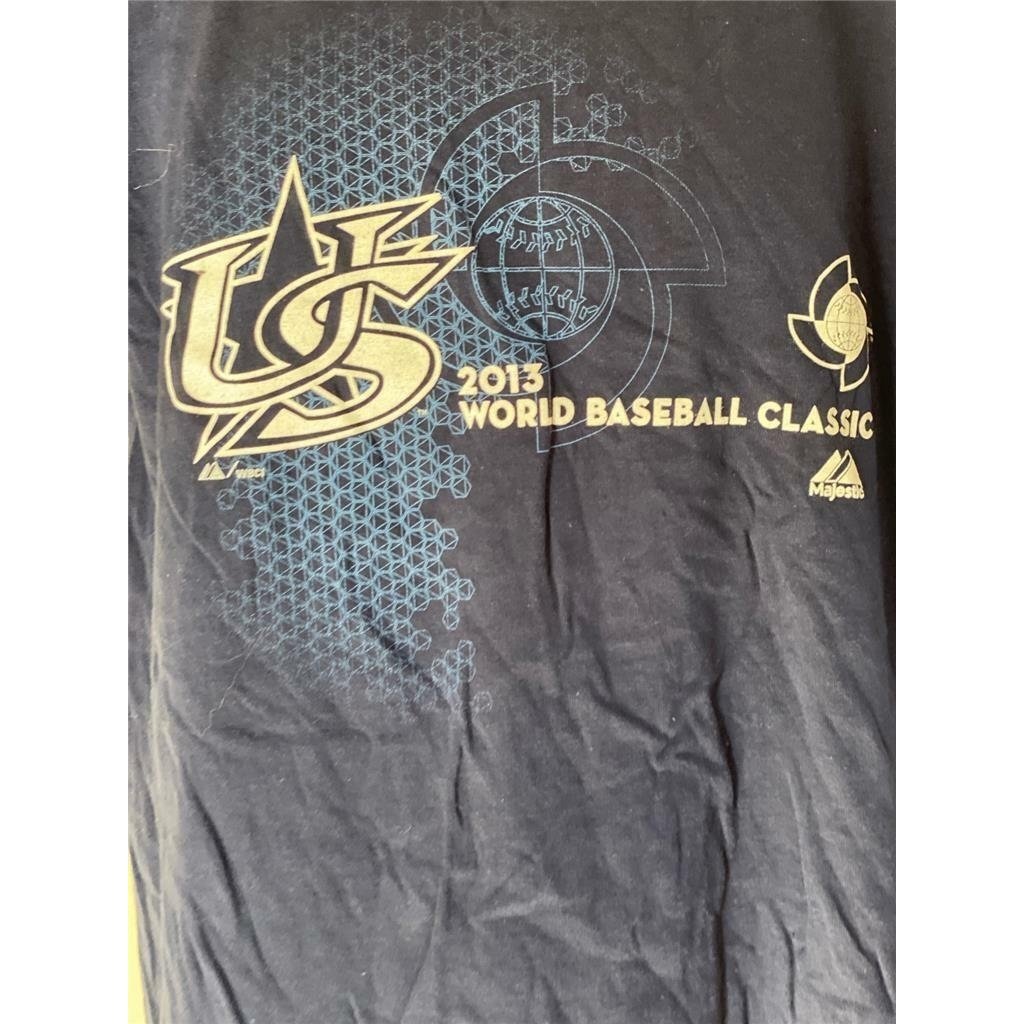 2013 World Baseball Classic Mens Size M Medium Blue Shirt Image 3