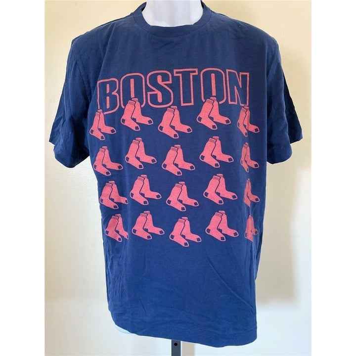 Boston Red Sox Mens Size M Medium Blue Shirt Image 1