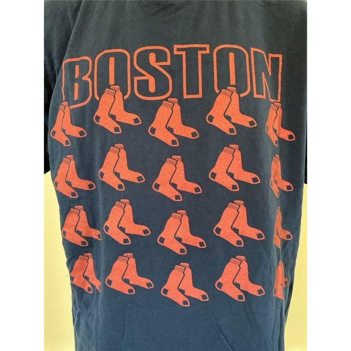 Boston Red Sox Mens Size M Medium Blue Shirt Image 3