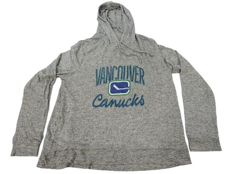 Vancouver Womens Plus Size XXL Heather Gray Light Weight Hoodie Image 1