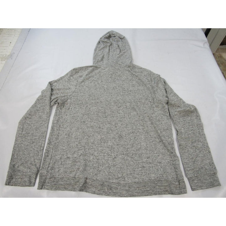 Vancouver Womens Plus Size XXL Heather Gray Light Weight Hoodie Image 3