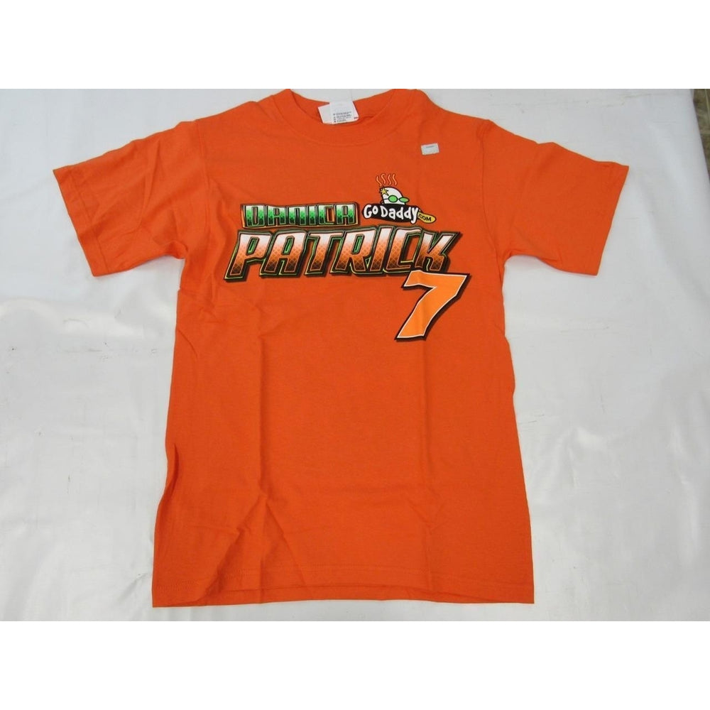 Nascar 7 Danica Patrick Mens Size S Small Orange Shirt Image 2