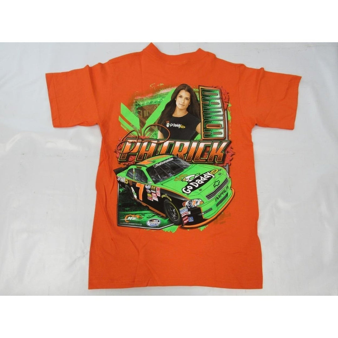 Nascar 7 Danica Patrick Mens Size S Small Orange Shirt Image 3