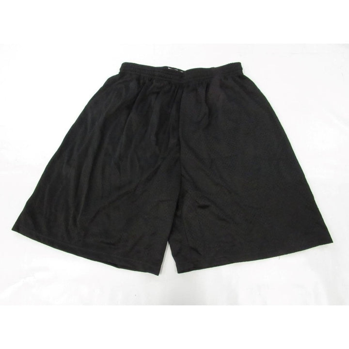 Warmup Black Polyester Mesh Shorts Mens Size XL XLarge Image 1