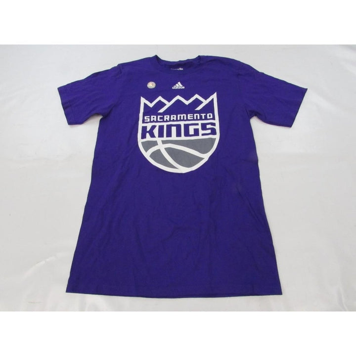 Sacramento Kings Mens Size S Small Purple Adidas Shirt Image 1