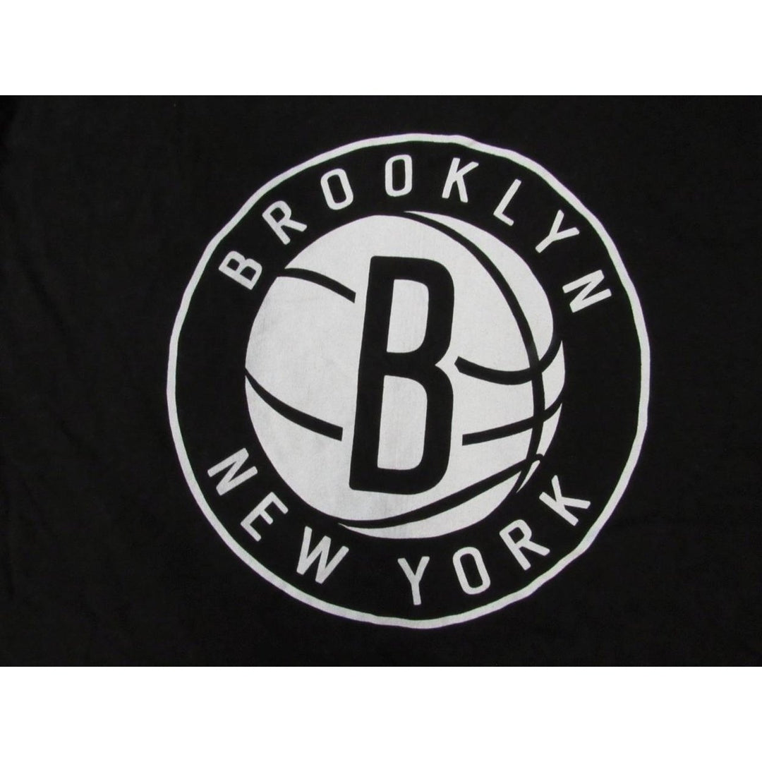 Brooklyn Nets Mens Size L Large Black Long Sleeve Shirt Image 3