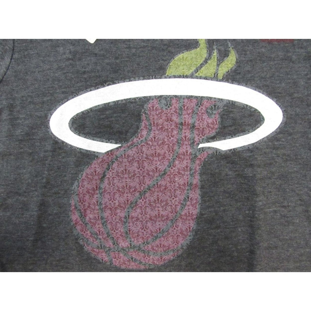 Miami Heat Womens Size S Small Gray Adidas Shirt 24 Image 2