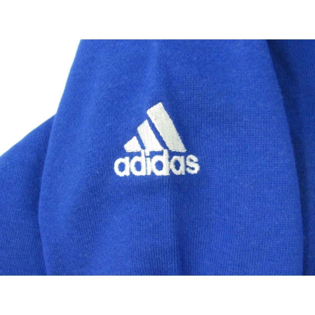 Detroit Pistons Mens Size L Large Blue Adidas Hoodie 55 Image 4