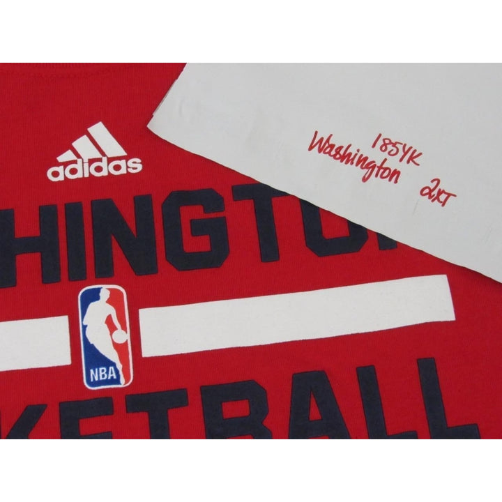 Washington Wizards DC Mens Size 2XL-Tall 2XLT Red Climalite Adidas Shirt Image 4