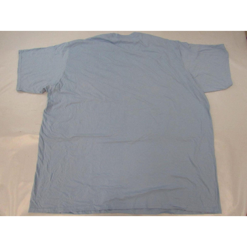 Johns Hopkins Blue Jay Mens Size 5XL 5XLarge Light Blue Shirt Image 2