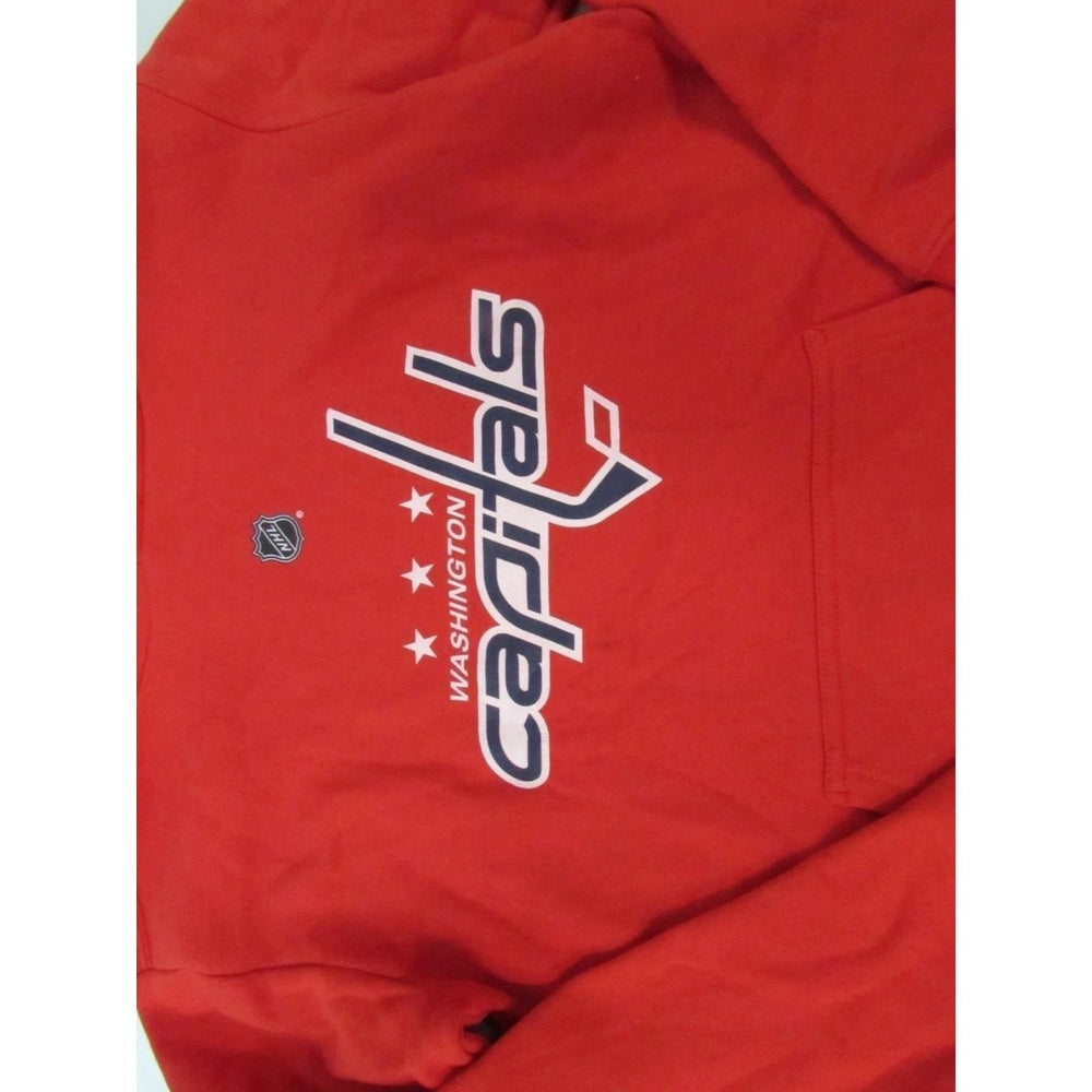 Washington Capitals 74 John Carson Mens Size S Small Red Hoodie Image 2