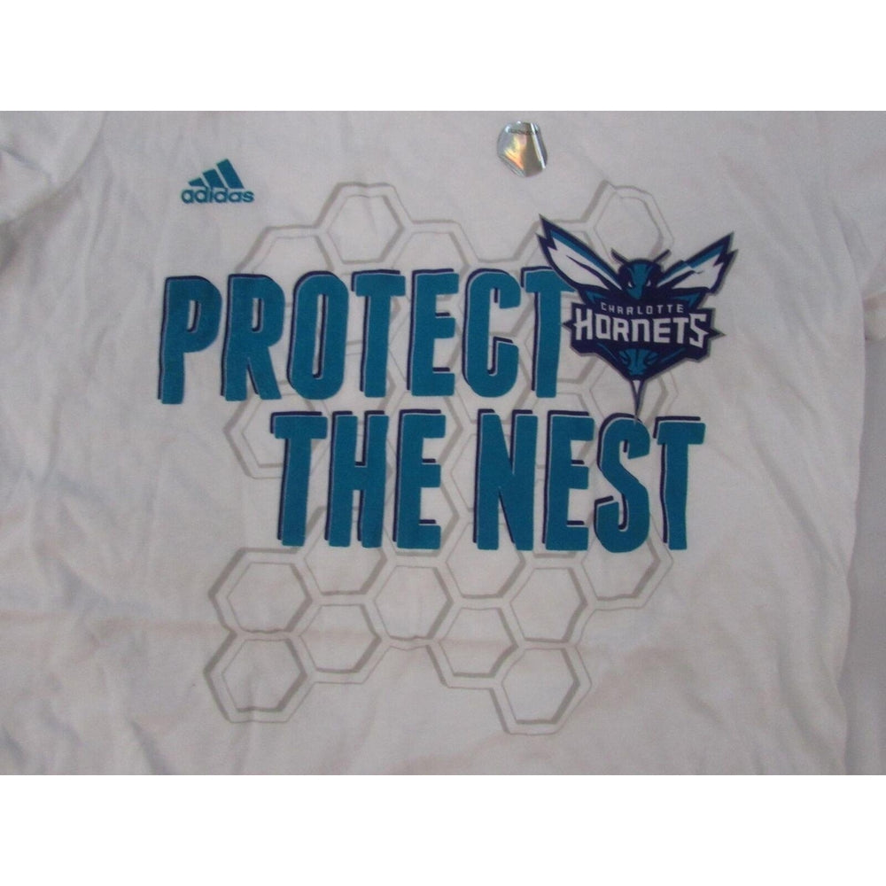 Charlotte Hornets Womens Size M Medium White Adidas Shirt Image 2