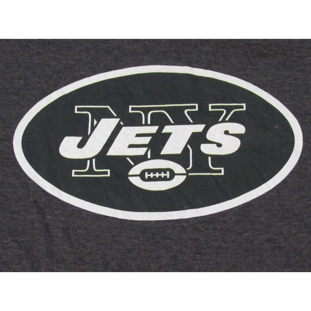 York Jets Mens Size L Large Dark Gray Shirt Image 3