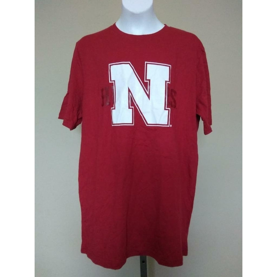 Nebraska Cornhuskers Youth Size XL 18 Red Adidas Shirt Image 1