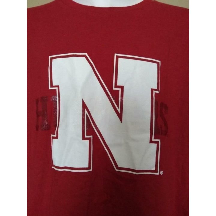 Nebraska Cornhuskers Youth Size XL 18 Red Adidas Shirt Image 2