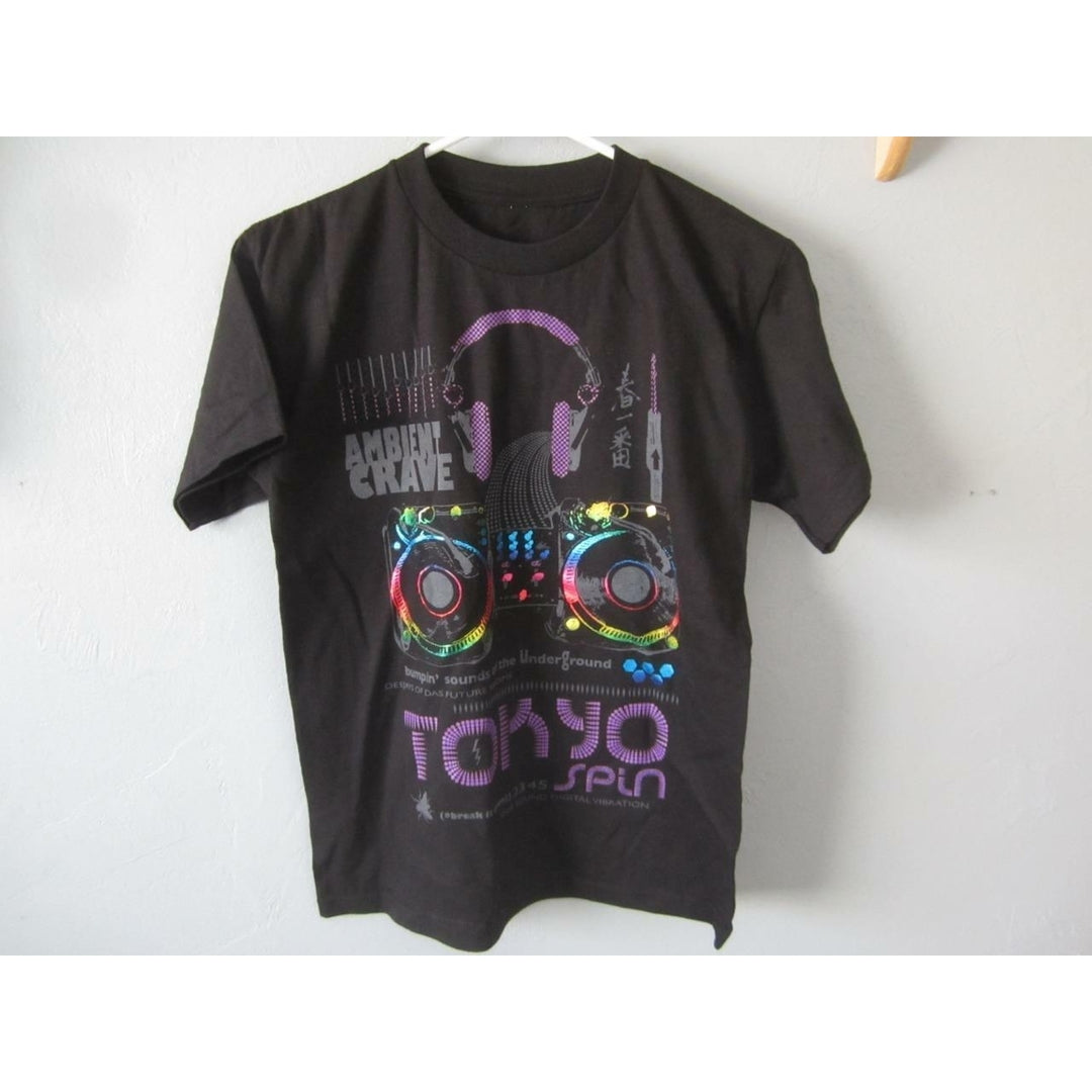 TOKYO SPIN AMBIENT CRAVE YOUTH SIZE M MEDIUM T-SHIRT 79AQ Image 1