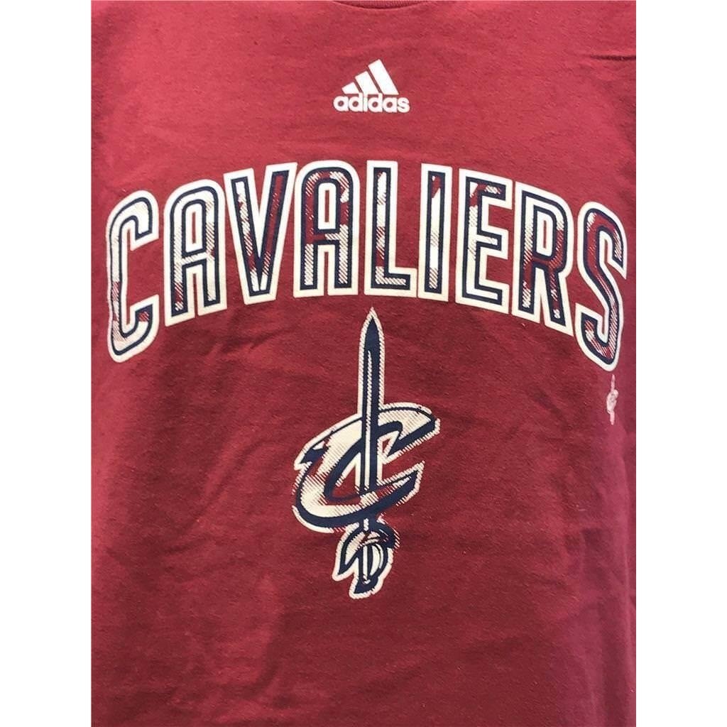 Cleveland Cavaliers Youth Size XL X-Large (18) Maroon Adidas Shirt MSRP 20 Image 2