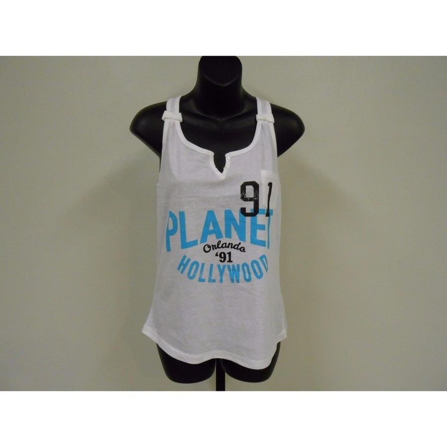 Planet Hollywood Orlando 1991 WOMENS L Large Racerback Tank Top Shirt Image 1