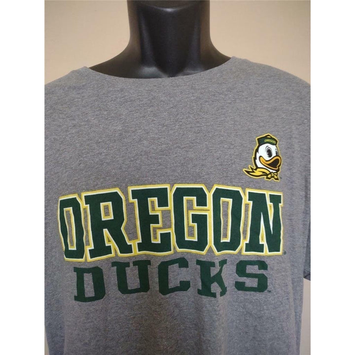 Oregon Ducks Mens Size L Large Gray Shirt Image 2