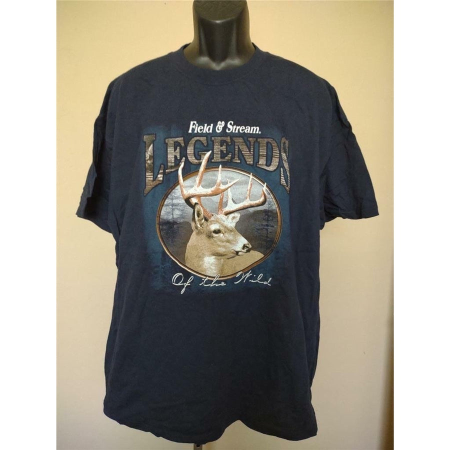 Field and Stream Legends "Of The Wild" Mens Size XL Blue Shirt Image 1