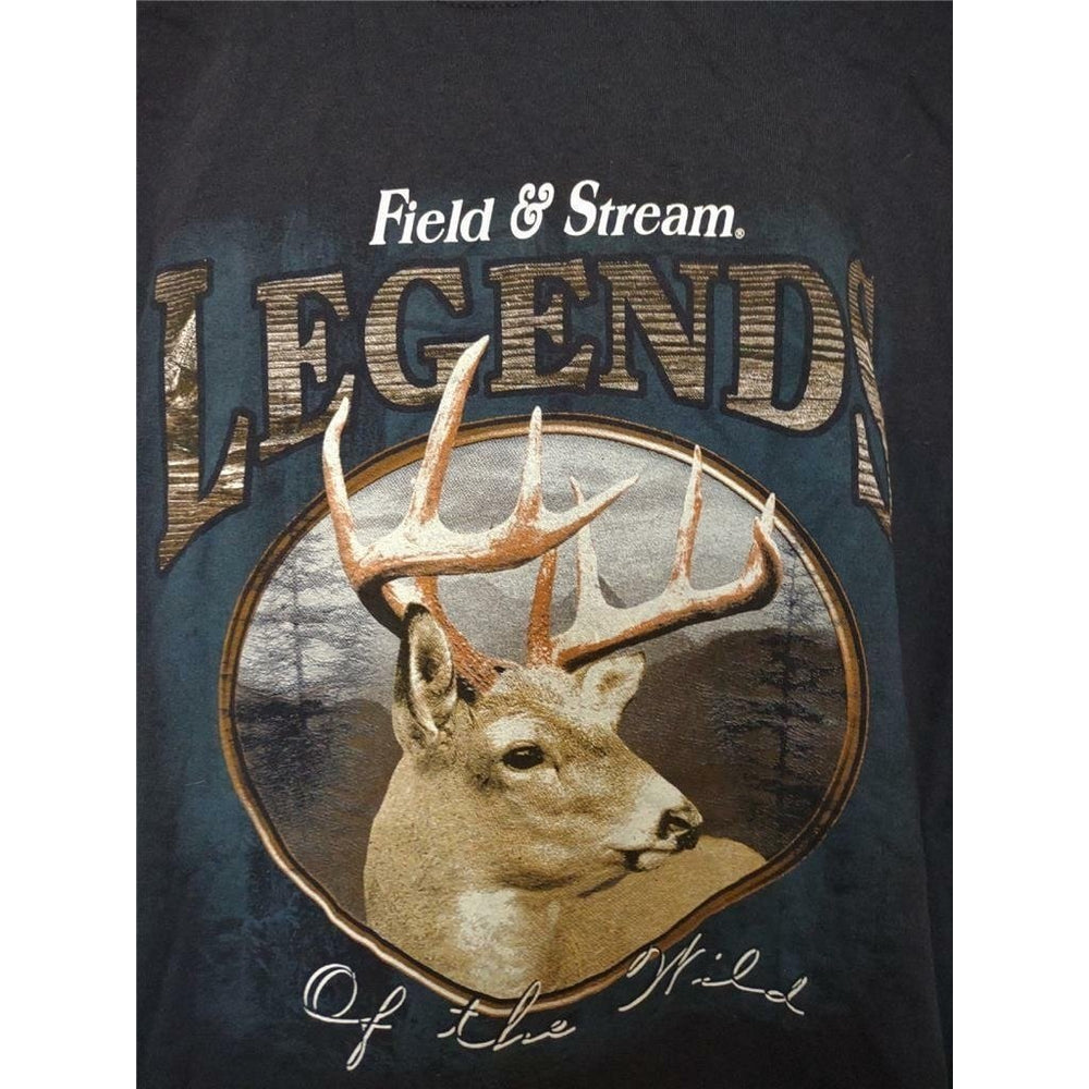 Field and Stream Legends "Of The Wild" Mens Size XL Blue Shirt Image 2